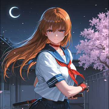夜桜の刺客