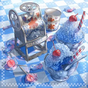 Kakigori & Wrapped Candy