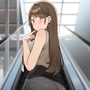 OLちゃん「(視線を感じる...)」