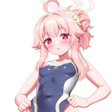 水着の食い込みの直し方がえっちなナツちゃん