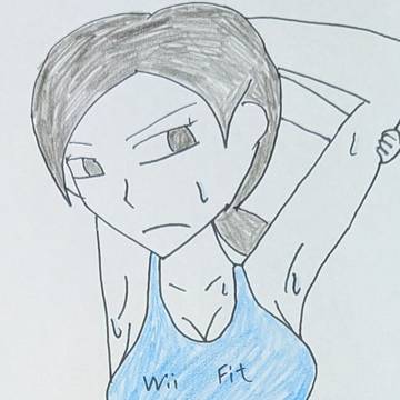 ストレッチ中のトレーナーのお姉さん