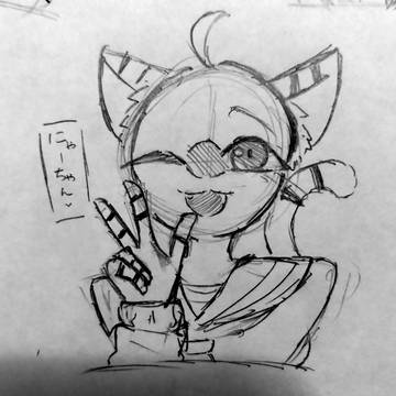 カンヒュ落書き