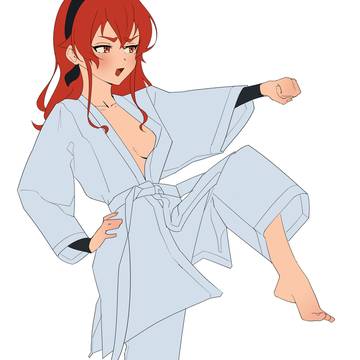 Erisu in training