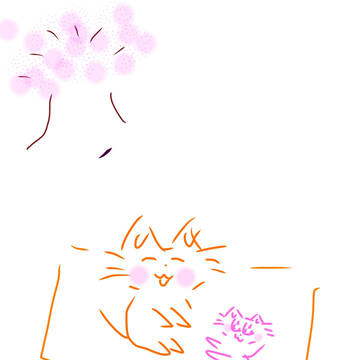 2026 4.1  花見 猫ちゃん
