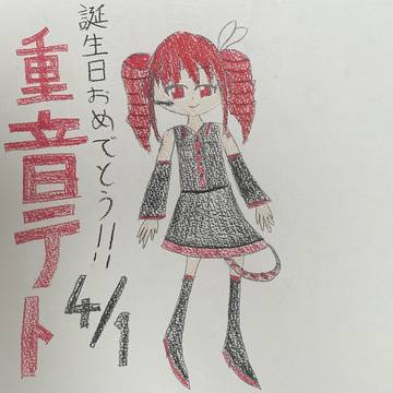 happy birthday重音テト