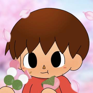 花より団子なあかくん🍡🌸