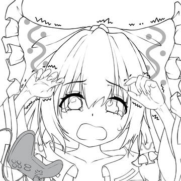 デレデレデレデレデーデン　線画