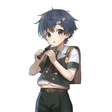 【UTAU音源】鳴音カズヒコ 立ち絵【べるずわーくす】