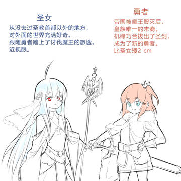【天天与小琪】圣女与勇者