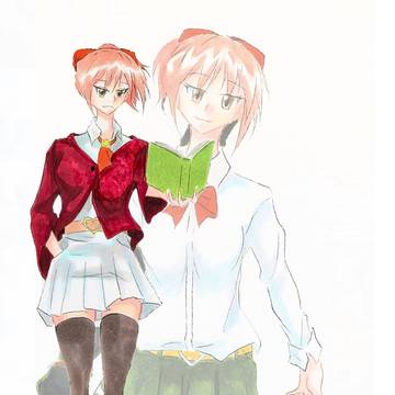 酒巻美希（私服・制服姿）＋【お知らせ】