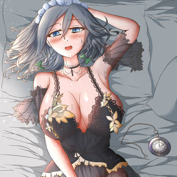 黒ランジェリーの咲夜さん