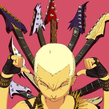 her guns have six strings each