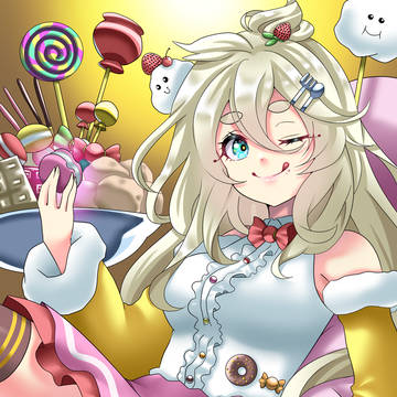 お菓子だらけ