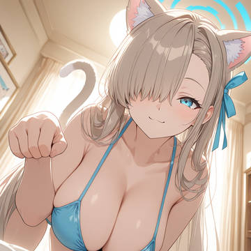 おはようアスニャン水着