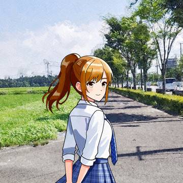 三橋彩（とある道路にて）