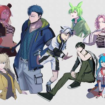 3月に描いたボイボキャラ達（2026年）