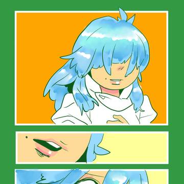 ・・・照れ？