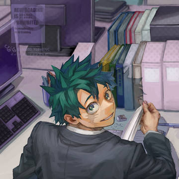 ヒロアカ　イラスト