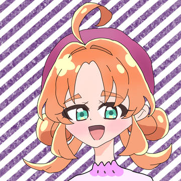 あんなちゃん描いた！(なんだこの背景)