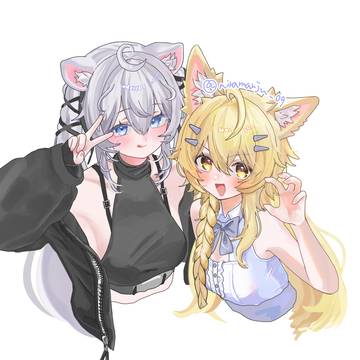 しおちゃんとまよちゃん