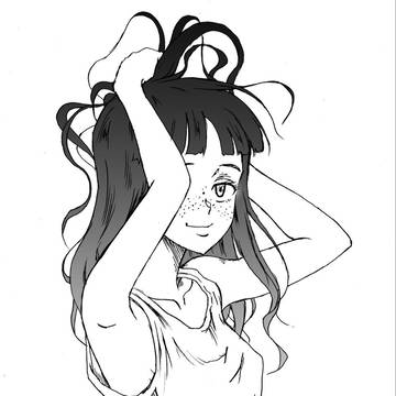 そばかすの少女