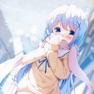雪の日チノちゃん❄