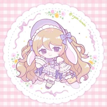 花草の皿