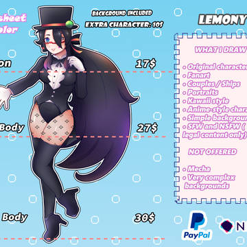 OPEN COMMISSIONS ANIME STYLE