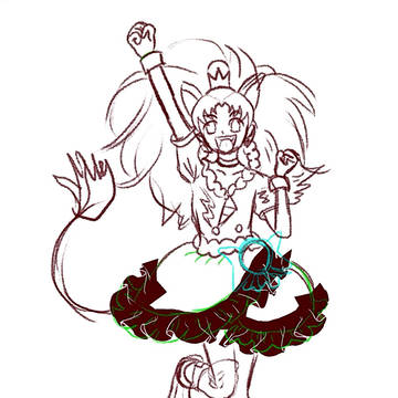 プリキュアラフイラスト キュアジェラート