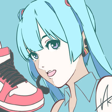 初音さんとAJ1
