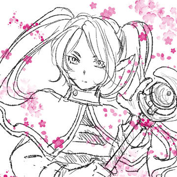 桜を咲かせる魔法だよ。