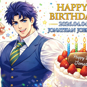 HAPPY BIRTHDAY ジョナサン！