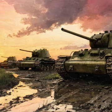 AI生成 - ソ連軍 KV-1重戦車