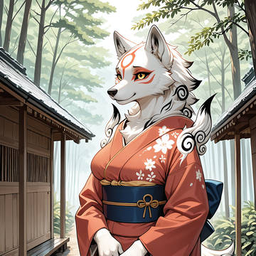 Anthro Amaterasu