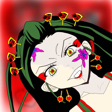堕姫 デジタル色塗り