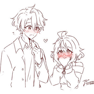 Hina x Pocch 夢 Doodles log 9