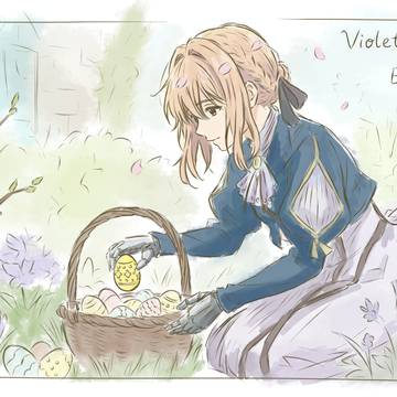 “Happy Easter from Violet