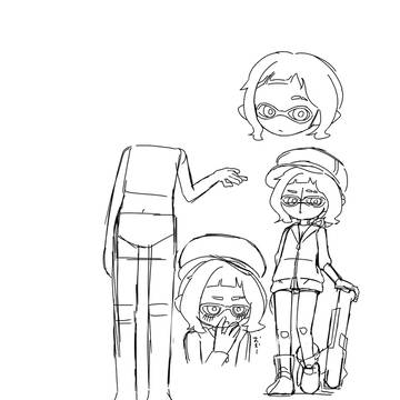 イカちゃんの体練習…