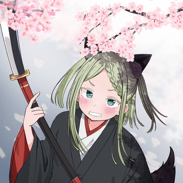 桜と巫女