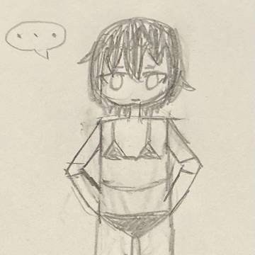 えっちな水着を着せられたロボ