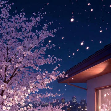 桜と神社