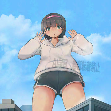 でっかくなっちゃった女の子