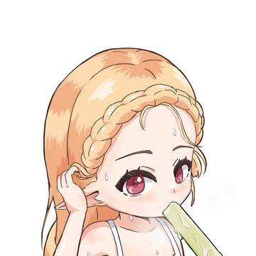 額頭節請ㄌ芙吃抹茶冰棒