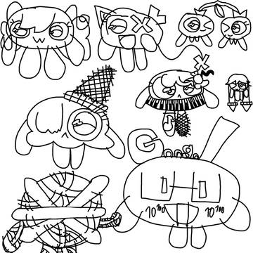 so many OCs…/OCがたくさん...