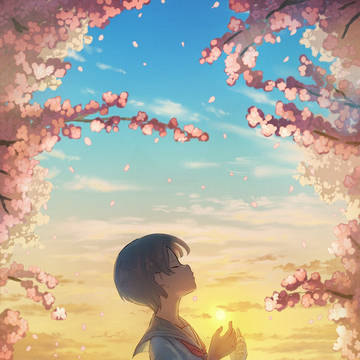 夕桜