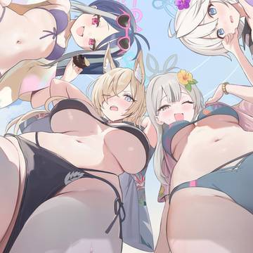 ヴァルキューレ・アロハ水着コンテスト🌴🍉（全１０枚・漫画付）