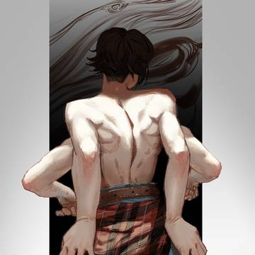 多腕少女のせなか