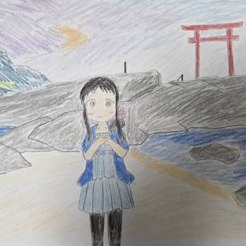 野山美歩 in 白浜神社