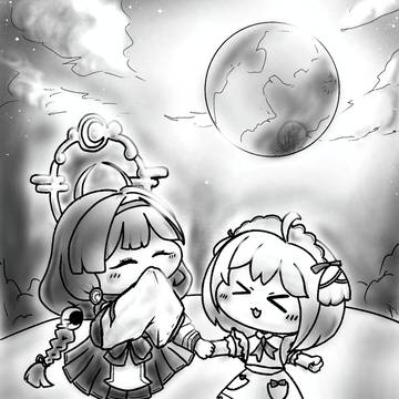 夜の下で小さな者たちは