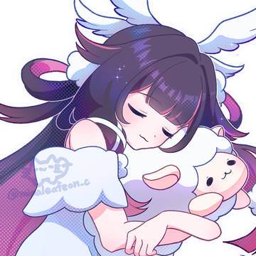 羊とコロンビーナ🐑🌙
